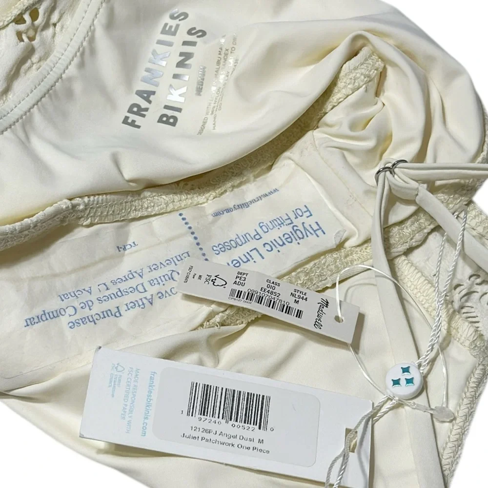 FRANKIES BIKINIS Juliet Cheeky One Piece Swimsuit, Angel Dust, Medium